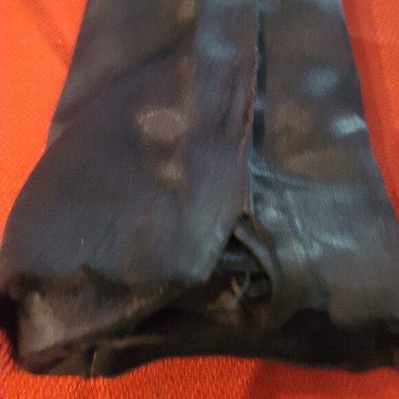 Vintage 2000s Plein Sud Black Leather Jacket by Faycal Amor - Luxe Cropp… - Picture 7 of 15